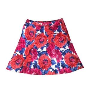 Talbots Floral Skirt NWT Sz 14